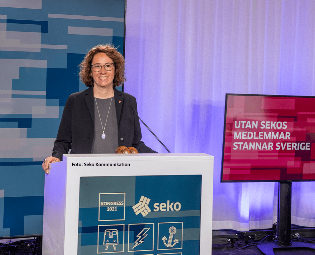 En vecka som Sekos första kvinnliga förbundsordförande